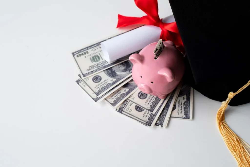 close up education economy objects