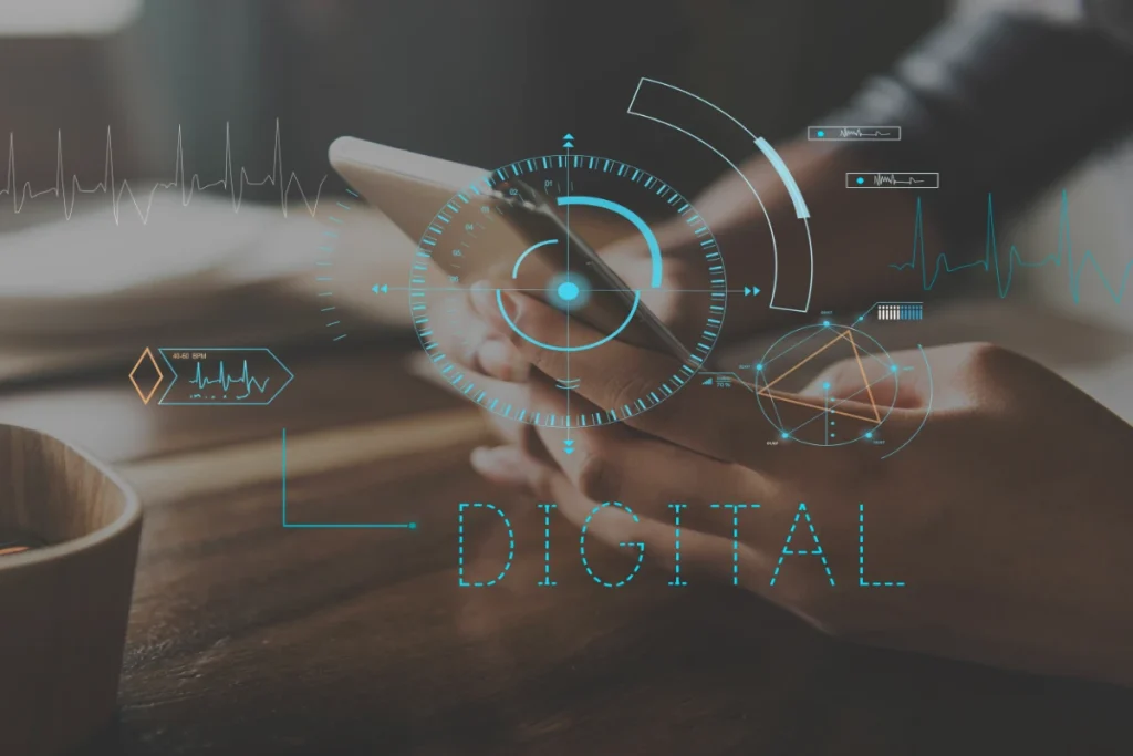 Media hub digital community icon