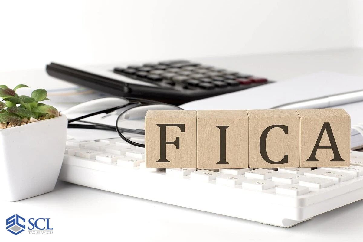 FICA on wooden cubes