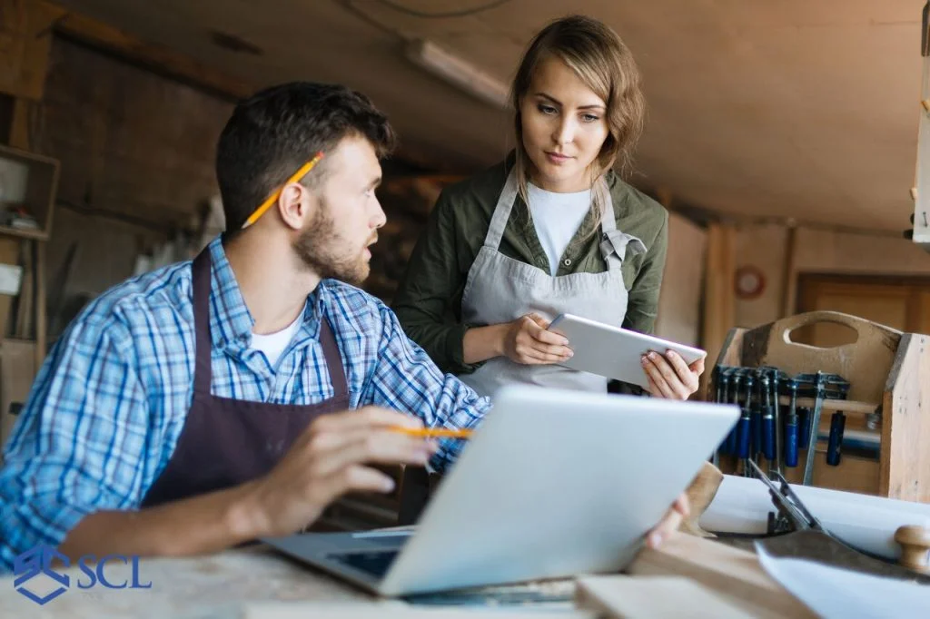 small business manager considering about new laws